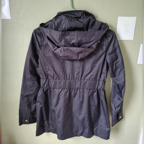 Yoki Girls Medium (Size 8-10) Black Anorak Outerwear Jacket w/ Removable Hood - Picture 8 of 13